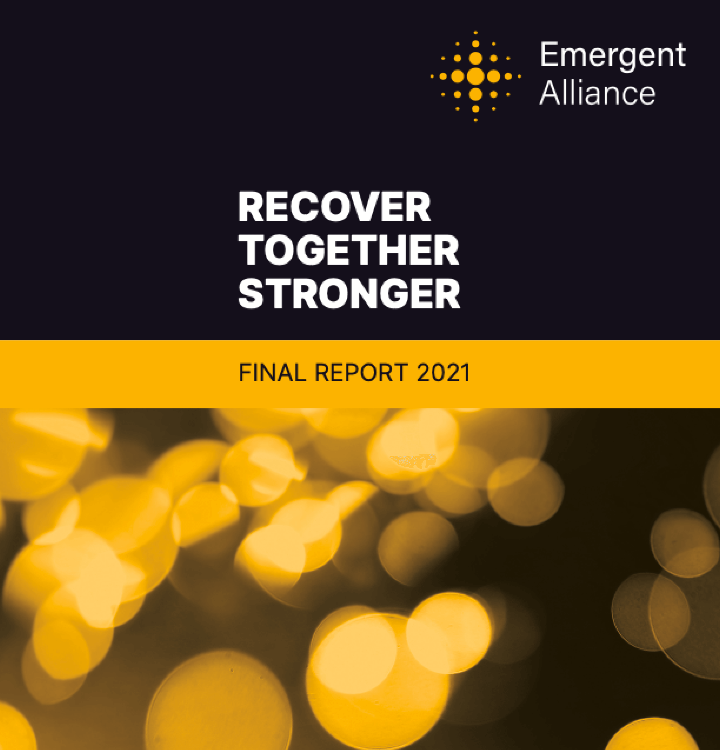 The Emergent Alliance Final report cover